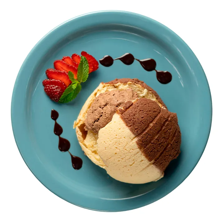Ver foto de Concha rellena de mousse de chocolate