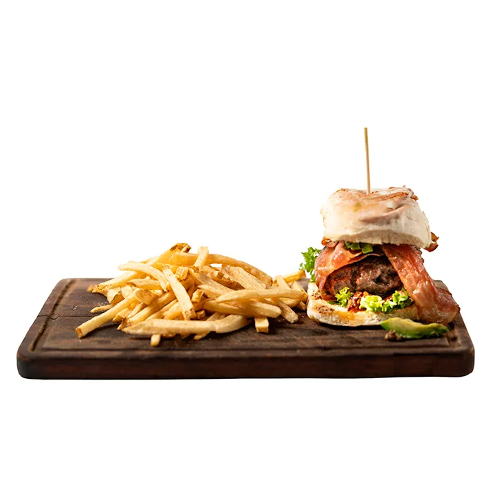 Ver foto de HAMBURGUESA DE PICAÑA
250 GRS