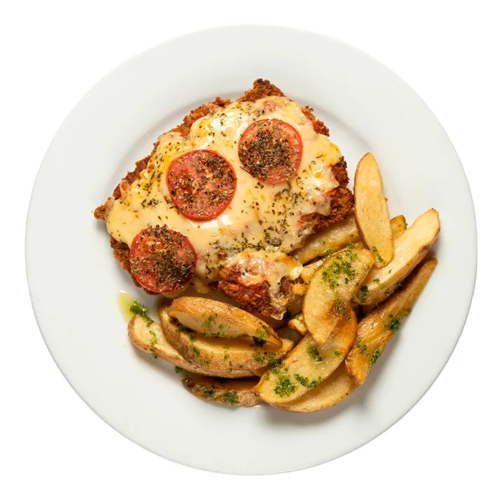Ver foto de MILANESA DE FILETE DE RES NAPOLITANA