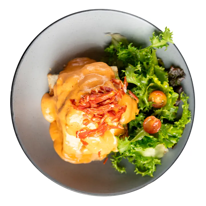 Ver foto de Huevos Poché en Salsa Chipotle